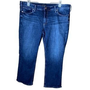 Silver Jeans Womens Size 20 Suki Capri